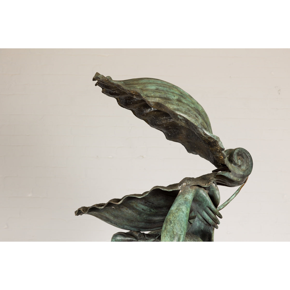 Bronze Greco Roman Inspired Fountain Depicting Three Nymphs Holding a Clamshell-19. Asian & Chinese Furniture, Art, Antiques, Vintage Home Décor for sale at FEA Home