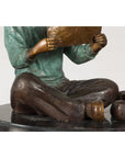 Bronze Tabletop Sculpture of Children Reading-12. Asian & Chinese Furniture, Art, Antiques, Vintage Home Décor for sale at FEA Home