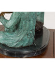 Bronze Tabletop Sculpture of Children Reading-18. Asian & Chinese Furniture, Art, Antiques, Vintage Home Décor for sale at FEA Home