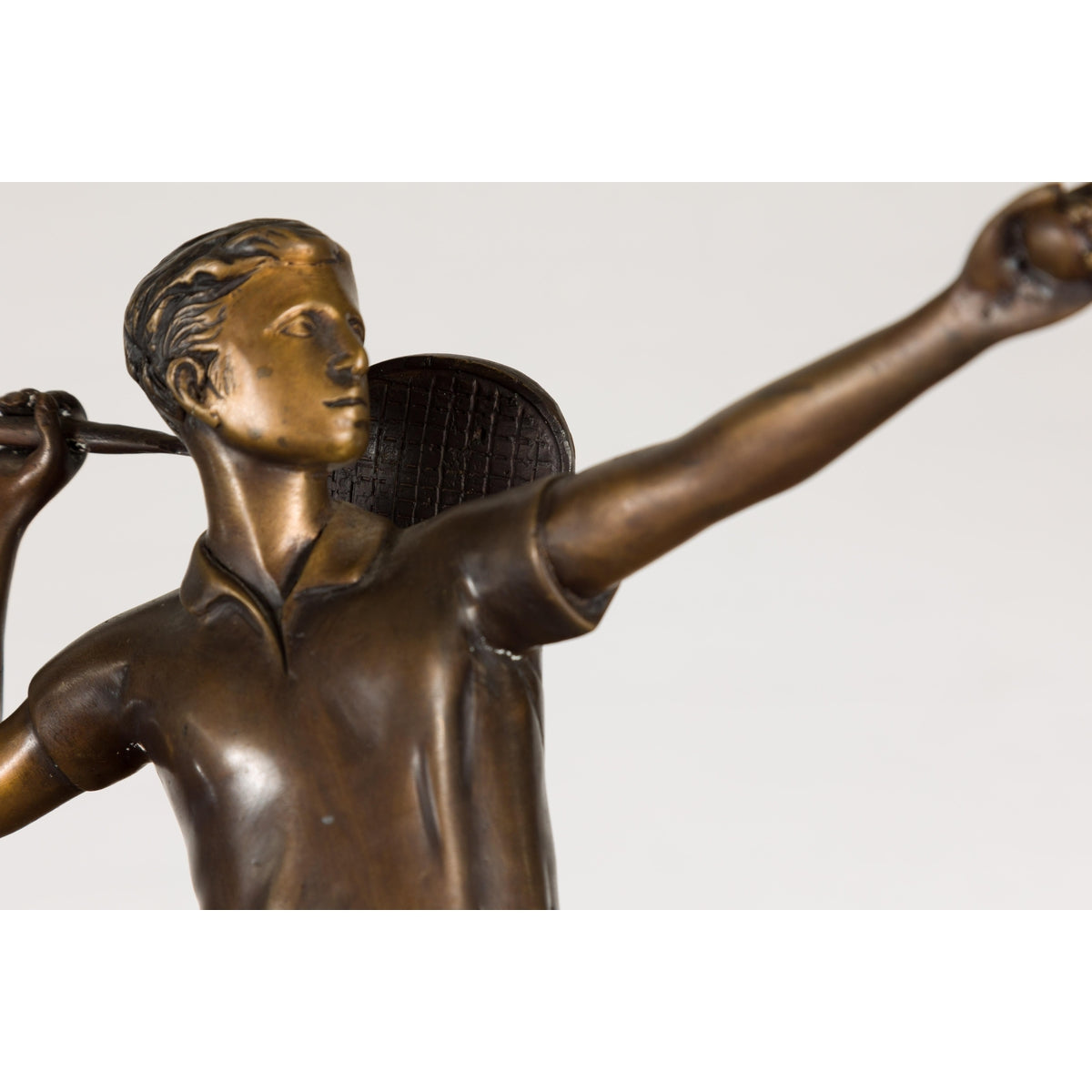 Bronze Tabletop Tennis Sculpture-5. Asian & Chinese Furniture, Art, Antiques, Vintage Home Décor for sale at FEA Home