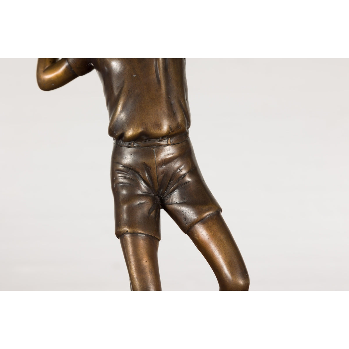 Bronze Tabletop Tennis Sculpture-8. Asian & Chinese Furniture, Art, Antiques, Vintage Home Décor for sale at FEA Home