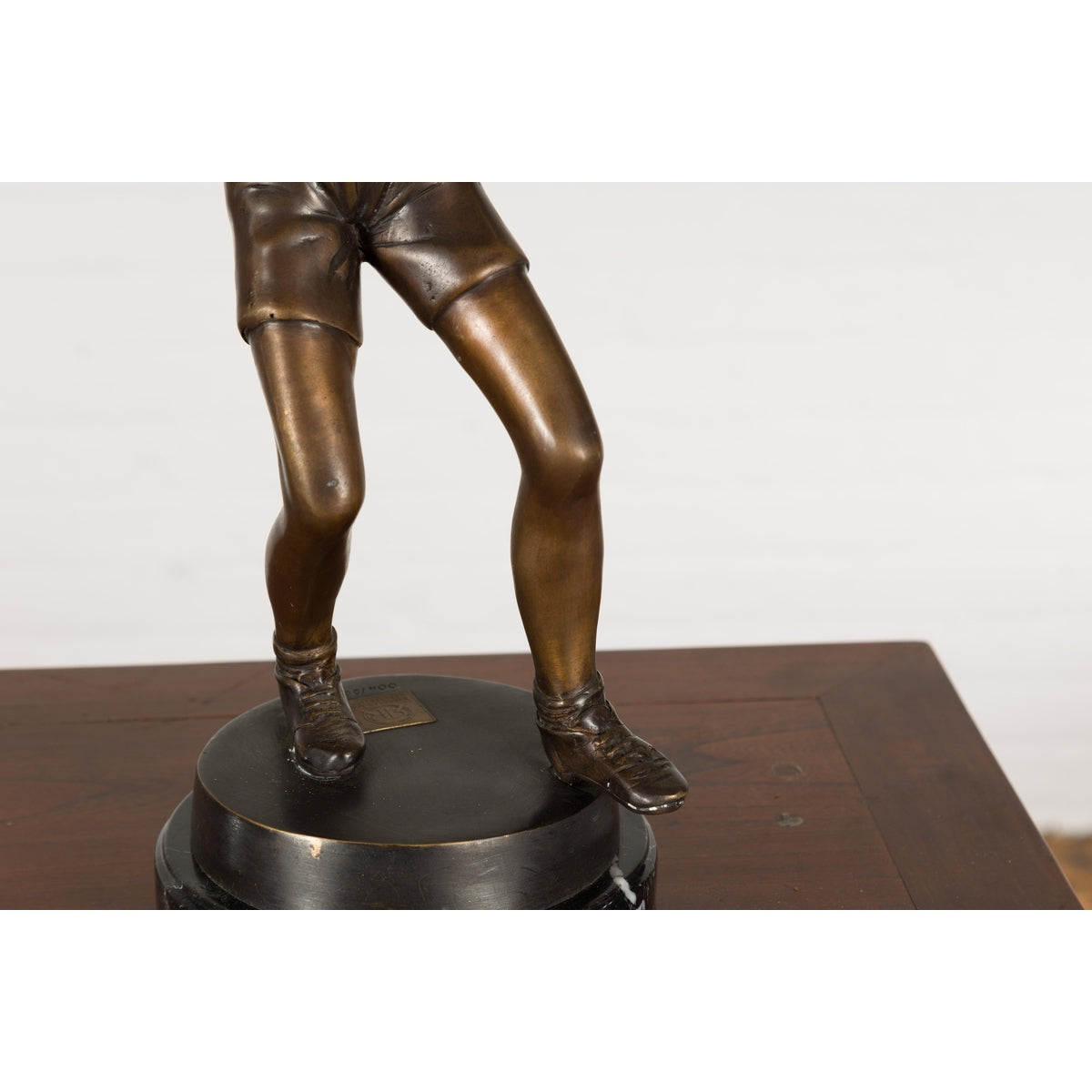 Bronze Tabletop Tennis Sculpture-9. Asian & Chinese Furniture, Art, Antiques, Vintage Home Décor for sale at FEA Home