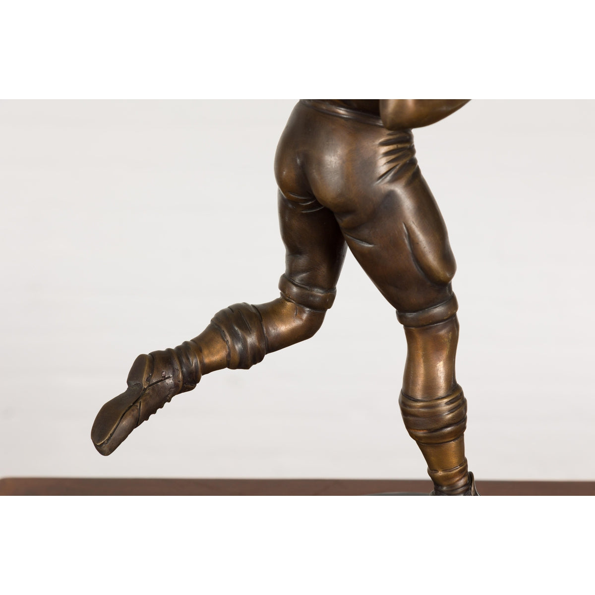 Bronze Tabletop Statue of a Quarterback-11. Asian & Chinese Furniture, Art, Antiques, Vintage Home Décor for sale at FEA Home