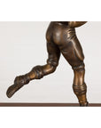 Bronze Tabletop Statue of a Quarterback-11. Asian & Chinese Furniture, Art, Antiques, Vintage Home Décor for sale at FEA Home