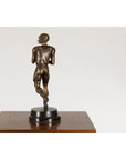 Bronze Tabletop Statue of a Quarterback-12. Asian & Chinese Furniture, Art, Antiques, Vintage Home Décor for sale at FEA Home