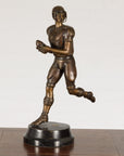 Bronze Tabletop Statue of a Quarterback-14. Asian & Chinese Furniture, Art, Antiques, Vintage Home Décor for sale at FEA Home