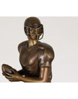 Bronze Tabletop Statue of a Quarterback-15. Asian & Chinese Furniture, Art, Antiques, Vintage Home Décor for sale at FEA Home