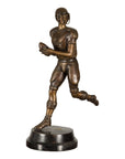 Bronze Tabletop Statue of a Quarterback-16. Asian & Chinese Furniture, Art, Antiques, Vintage Home Décor for sale at FEA Home