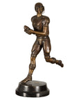 Bronze Tabletop Statue of a Quarterback-1. Asian & Chinese Furniture, Art, Antiques, Vintage Home Décor for sale at FEA Home