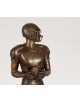 Bronze Tabletop Statue of a Quarterback-4. Asian & Chinese Furniture, Art, Antiques, Vintage Home Décor for sale at FEA Home