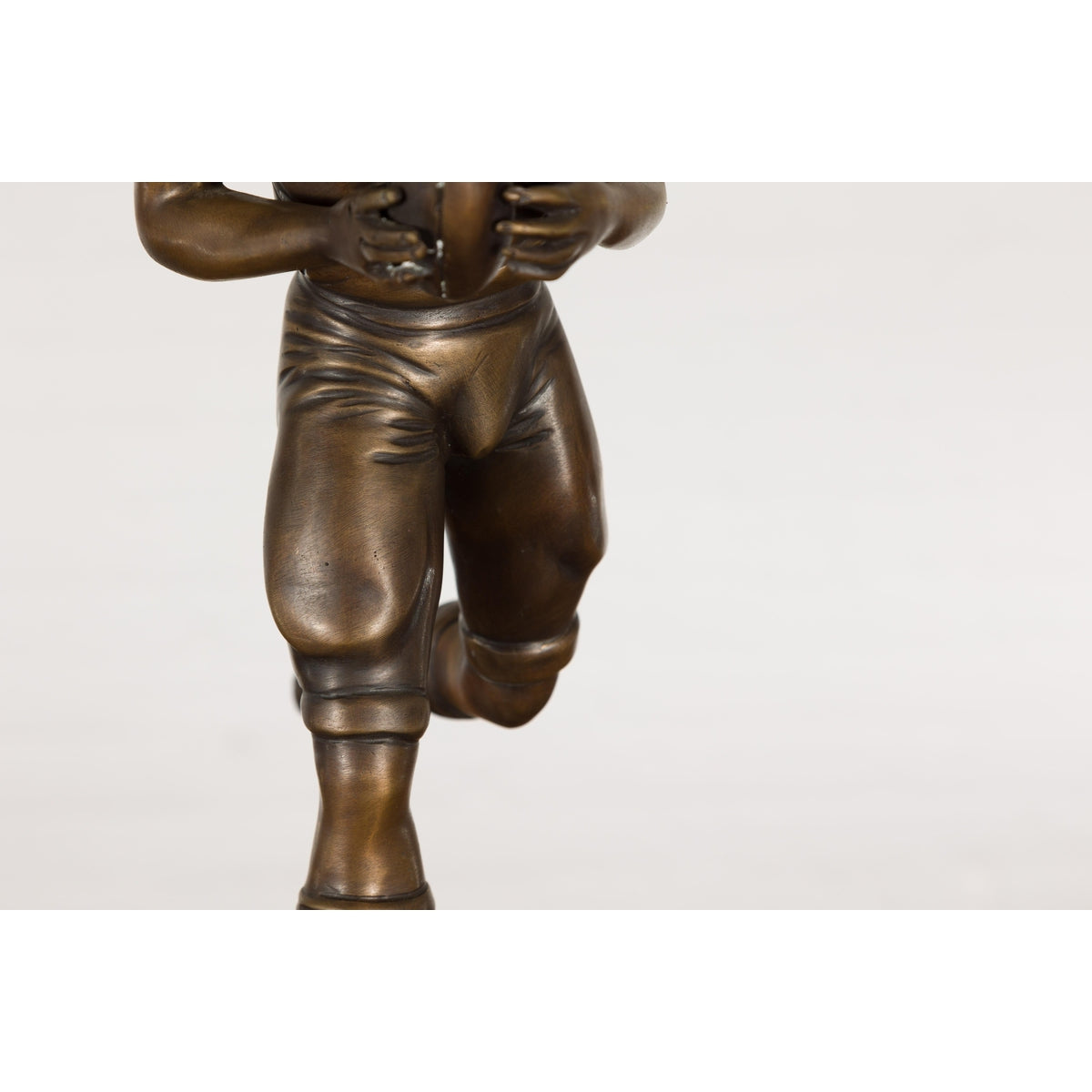 Bronze Tabletop Statue of a Quarterback-6. Asian & Chinese Furniture, Art, Antiques, Vintage Home Décor for sale at FEA Home