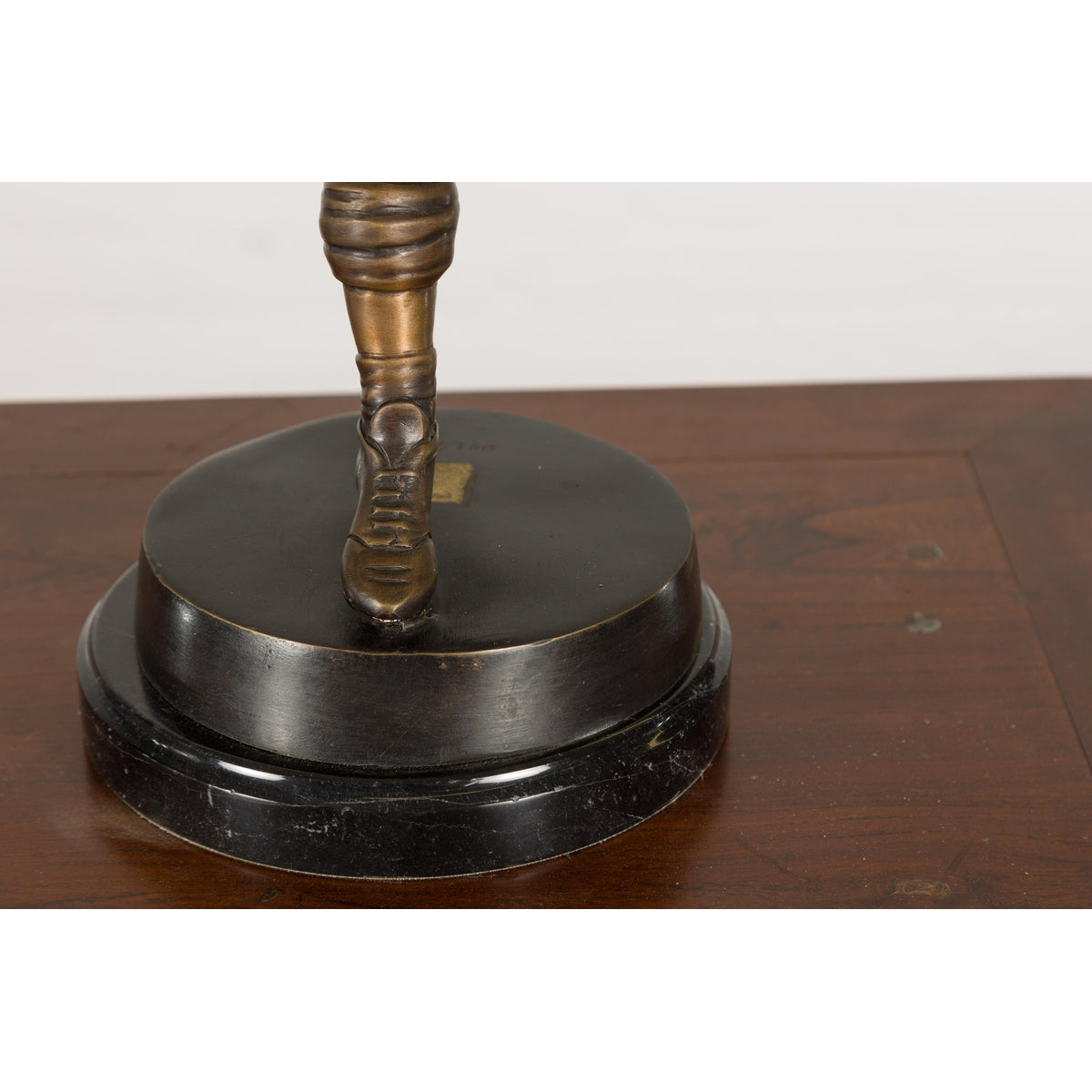 Bronze Tabletop Statue of a Quarterback-7. Asian & Chinese Furniture, Art, Antiques, Vintage Home Décor for sale at FEA Home