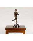 Bronze Tabletop Statue of a Quarterback-8. Asian & Chinese Furniture, Art, Antiques, Vintage Home Décor for sale at FEA Home