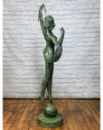 Greco-Roman Bronze Statue of Goddess Diana the Hunter-12. Asian & Chinese Furniture, Art, Antiques, Vintage Home Décor for sale at FEA Home