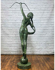 Greco-Roman Bronze Statue of Goddess Diana the Hunter-13. Asian & Chinese Furniture, Art, Antiques, Vintage Home Décor for sale at FEA Home