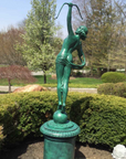 Greco-Roman Bronze Statue of Goddess Diana the Hunter-4. Asian & Chinese Furniture, Art, Antiques, Vintage Home Décor for sale at FEA Home