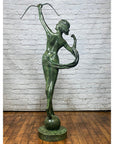 Greco-Roman Bronze Statue of Goddess Diana the Hunter-7. Asian & Chinese Furniture, Art, Antiques, Vintage Home Décor for sale at FEA Home