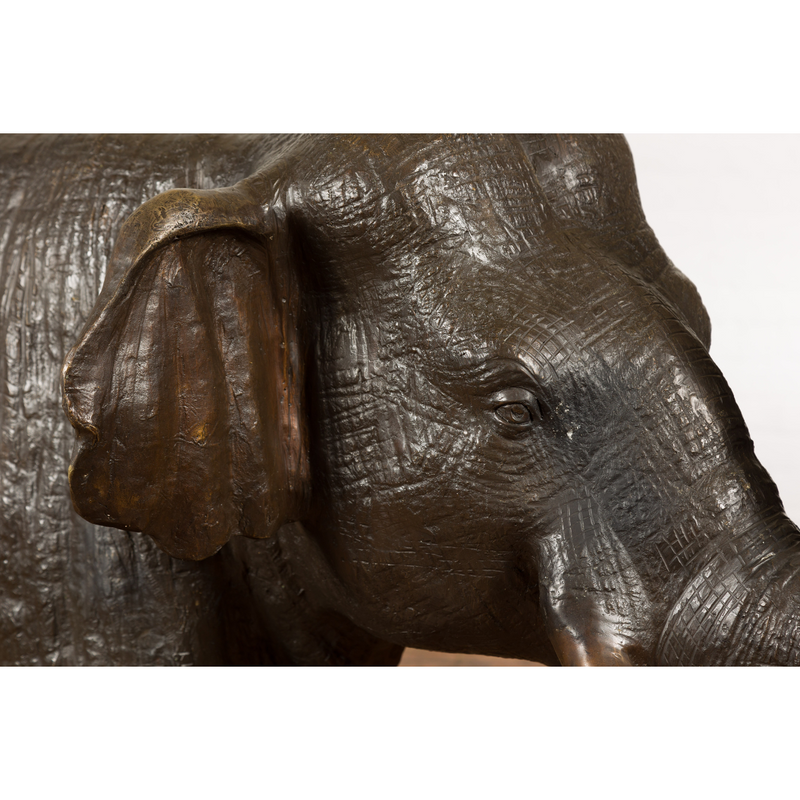 Bronze Elephant Statue & Garden Fountain-RG1634-11. Asian & Chinese Furniture, Art, Antiques, Vintage Home Décor for sale at FEA Home