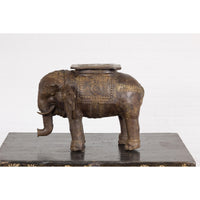Vintage Copper Elephant Stand