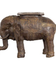 Vintage Copper Elephant Stand-17. Asian & Chinese Furniture, Art, Antiques, Vintage Home Décor for sale at FEA Home