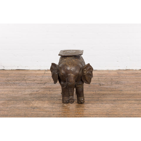 Vintage Copper Elephant Stand-RG1697-2. Asian & Chinese Furniture, Art, Antiques, Vintage Home Décor for sale at FEA Home