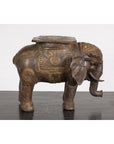 Vintage Copper Elephant Stand-6. Asian & Chinese Furniture, Art, Antiques, Vintage Home Décor for sale at FEA Home