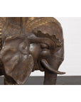 Vintage Copper Elephant Stand-8. Asian & Chinese Furniture, Art, Antiques, Vintage Home Décor for sale at FEA Home