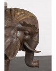 Vintage Copper Elephant Stand-9. Asian & Chinese Furniture, Art, Antiques, Vintage Home Décor for sale at FEA Home