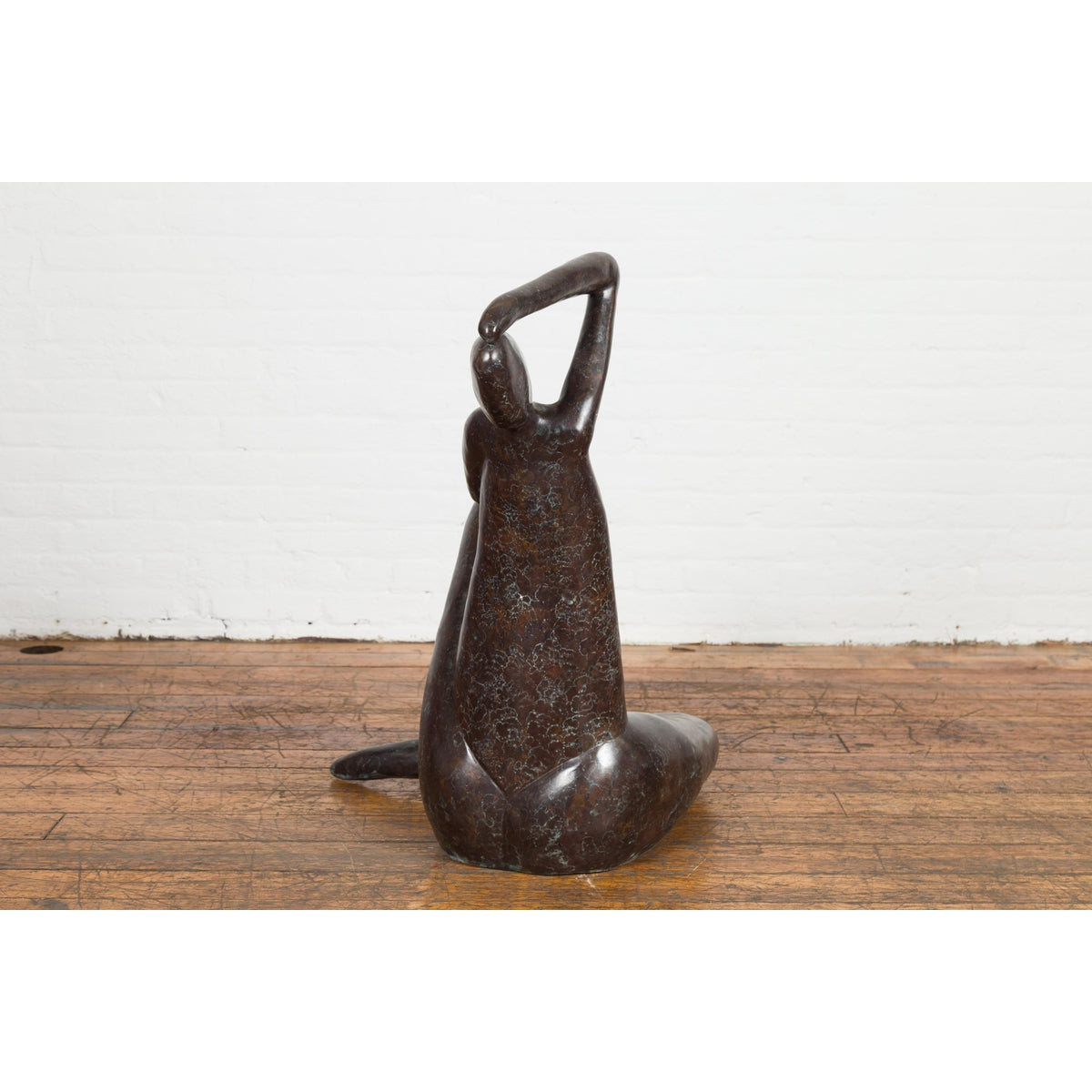 Modern Abstract Woman Bronze Sculpture-12. Asian & Chinese Furniture, Art, Antiques, Vintage Home Décor for sale at FEA Home