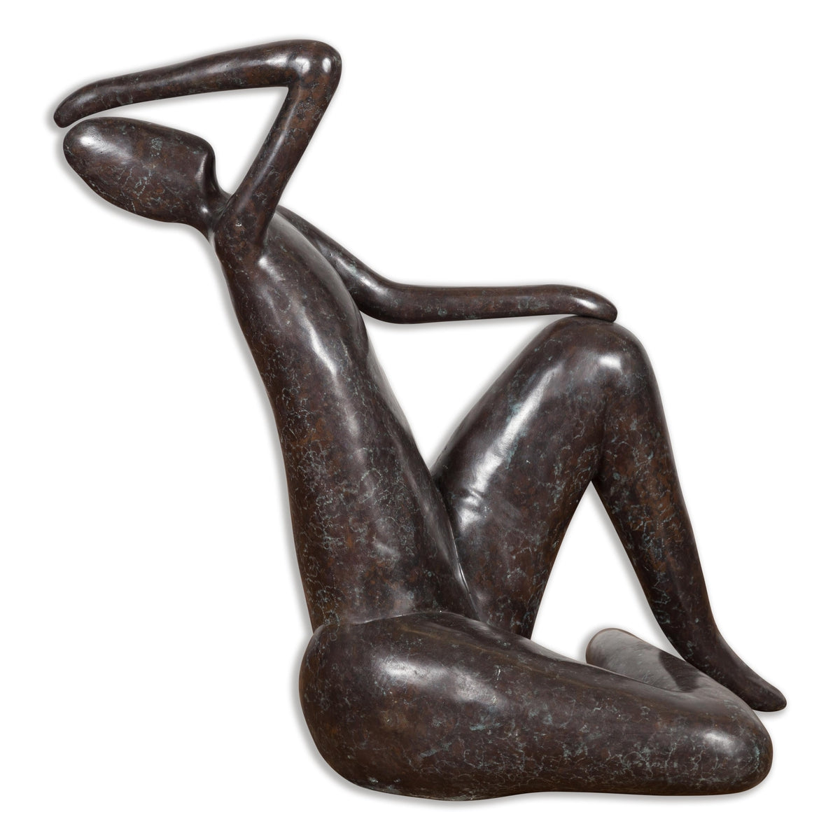 Modern Abstract Woman Bronze Sculpture-15. Asian & Chinese Furniture, Art, Antiques, Vintage Home Décor for sale at FEA Home