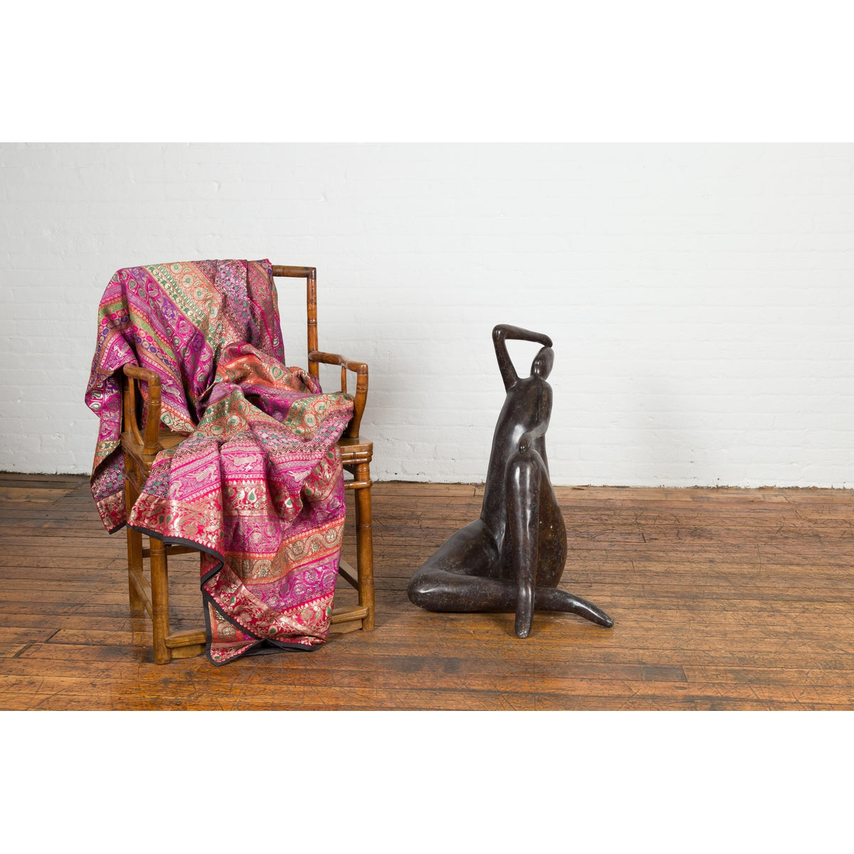 Modern Abstract Woman Bronze Sculpture-3. Asian & Chinese Furniture, Art, Antiques, Vintage Home Décor for sale at FEA Home