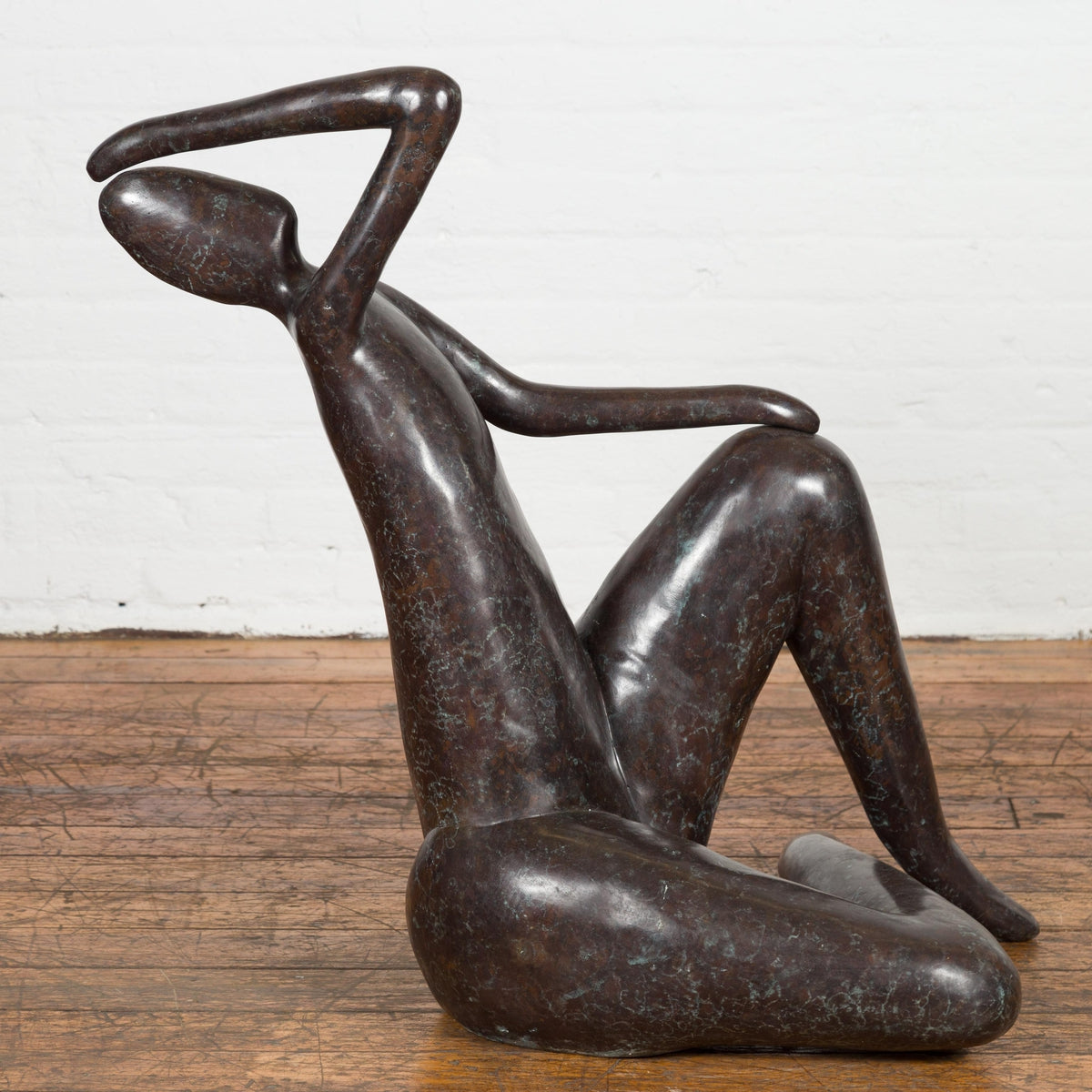 Modern Abstract Woman Bronze Sculpture-8. Asian & Chinese Furniture, Art, Antiques, Vintage Home Décor for sale at FEA Home