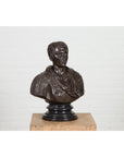 Bronze Bust of Roman Emperor Caesar Augustus-9. Asian & Chinese Furniture, Art, Antiques, Vintage Home Décor for sale at FEA Home