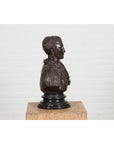 Bronze Bust of Roman Emperor Caesar Augustus-10. Asian & Chinese Furniture, Art, Antiques, Vintage Home Décor for sale at FEA Home