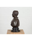Bronze Bust of Roman Emperor Caesar Augustus-15. Asian & Chinese Furniture, Art, Antiques, Vintage Home Décor for sale at FEA Home