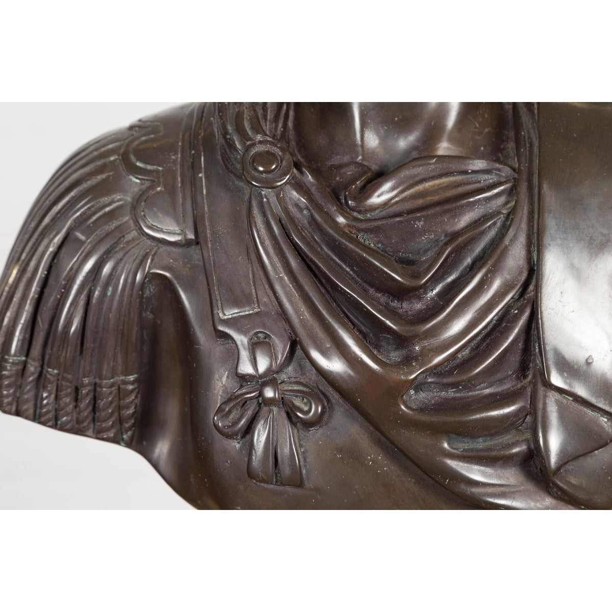 Bronze Bust of Roman Emperor Caesar Augustus-7. Asian & Chinese Furniture, Art, Antiques, Vintage Home Décor for sale at FEA Home