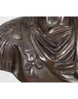 Bronze Bust of Roman Emperor Caesar Augustus-7. Asian & Chinese Furniture, Art, Antiques, Vintage Home Décor for sale at FEA Home