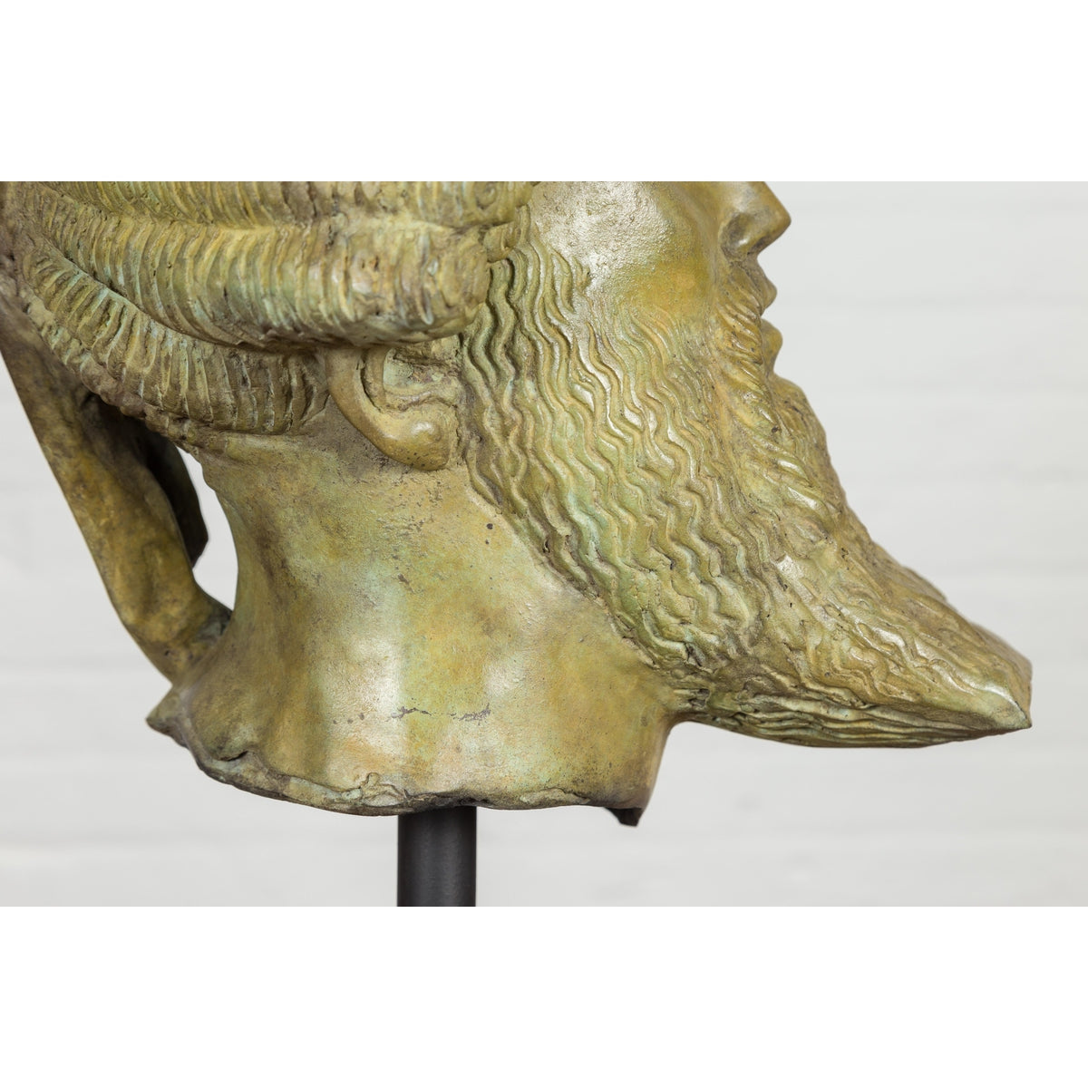 Bronze Hermes Bust Sculpture-16. Asian & Chinese Furniture, Art, Antiques, Vintage Home Décor for sale at FEA Home