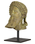 Bronze Hermes Bust Sculpture-1. Asian & Chinese Furniture, Art, Antiques, Vintage Home Décor for sale at FEA Home