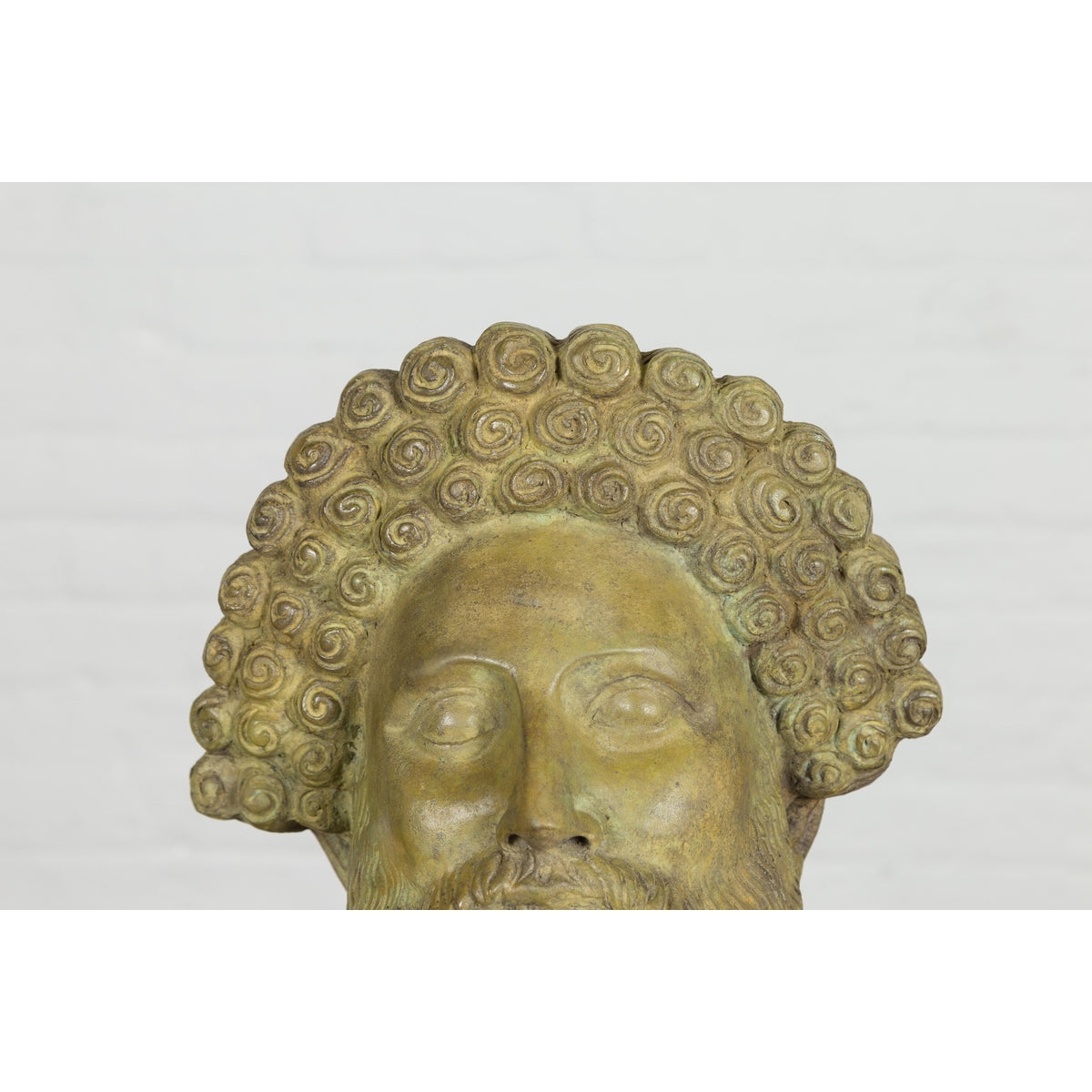 Bronze Hermes Bust Sculpture-5. Asian & Chinese Furniture, Art, Antiques, Vintage Home Décor for sale at FEA Home