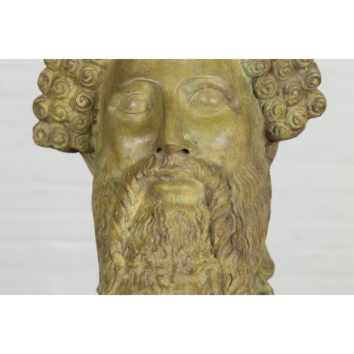 Bronze Hermes Bust Sculpture-7. Asian & Chinese Furniture, Art, Antiques, Vintage Home Décor for sale at FEA Home