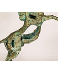 Tabletop Bronze Statue of a Rearing Horse on Custom Marble Base-4. Asian & Chinese Furniture, Art, Antiques, Vintage Home Décor for sale at FEA Home
