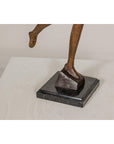 Bronze Tabletop Statuette Depicting an Abstract Inspired Woman on Marble Base-11. Asian & Chinese Furniture, Art, Antiques, Vintage Home Décor for sale at FEA Home