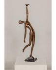 Bronze Tabletop Statuette Depicting an Abstract Inspired Woman on Marble Base-5. Asian & Chinese Furniture, Art, Antiques, Vintage Home Décor for sale at FEA Home