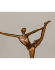Contemporary Bronze Tabletop Abstract Ballerina Statue-12. Asian & Chinese Furniture, Art, Antiques, Vintage Home Décor for sale at FEA Home