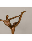 Contemporary Bronze Tabletop Abstract Ballerina Statue-13. Asian & Chinese Furniture, Art, Antiques, Vintage Home Décor for sale at FEA Home