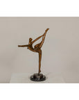 Contemporary Bronze Tabletop Abstract Ballerina Statue-14. Asian & Chinese Furniture, Art, Antiques, Vintage Home Décor for sale at FEA Home