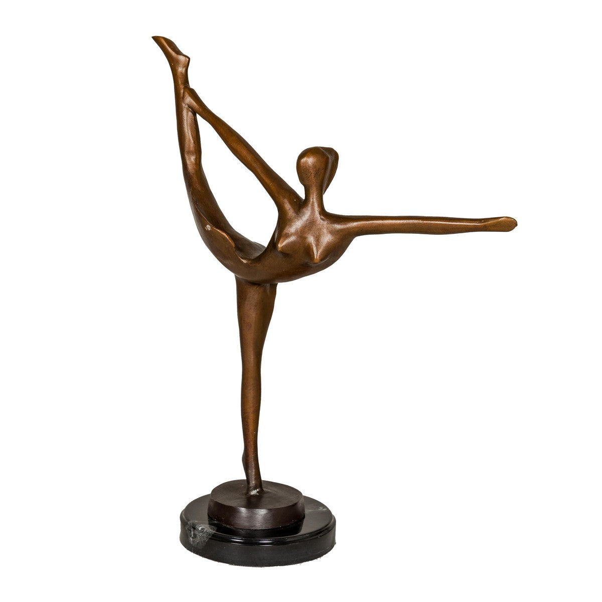 Contemporary Bronze Tabletop Abstract Ballerina Statue-16. Asian & Chinese Furniture, Art, Antiques, Vintage Home Décor for sale at FEA Home
