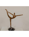 Contemporary Bronze Tabletop Abstract Ballerina Statue-2. Asian & Chinese Furniture, Art, Antiques, Vintage Home Décor for sale at FEA Home