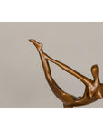 Contemporary Bronze Tabletop Abstract Ballerina Statue-6. Asian & Chinese Furniture, Art, Antiques, Vintage Home Décor for sale at FEA Home